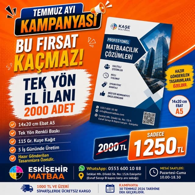 2000 Adet El İlanı Kampanyası