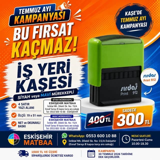 İşyeri Kaşesi Kampanyası