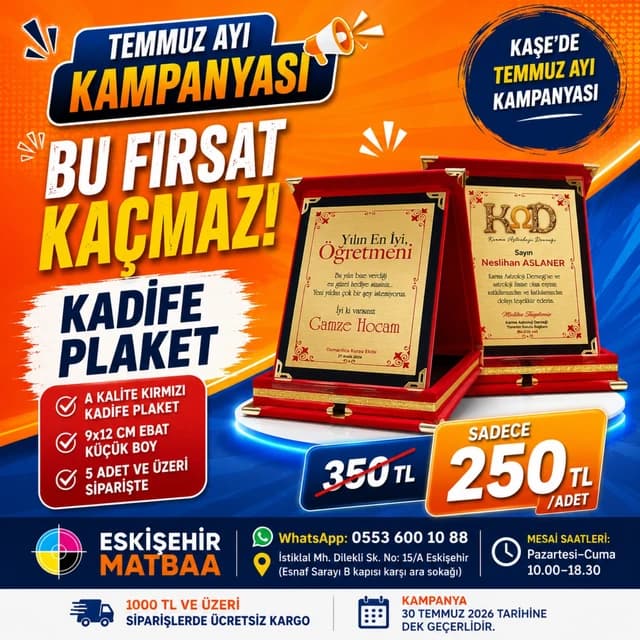 Kadife Plaket Kampanyası