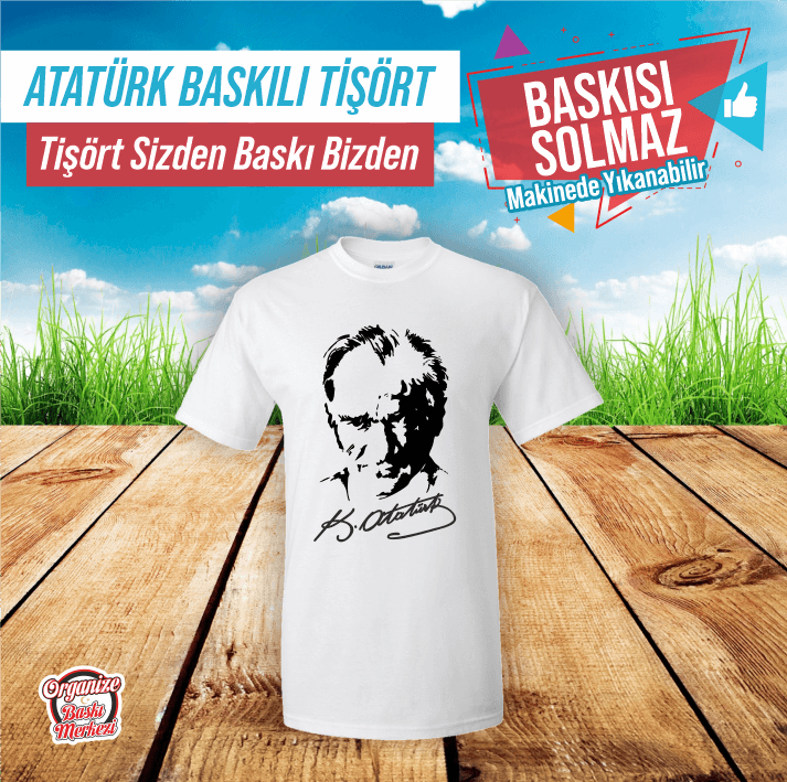 ESKİŞEHİR ATATÜRK BASKILI TİŞÖRT