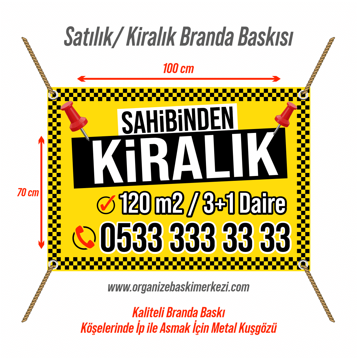 Kiralık Branda Pankart Yazısı