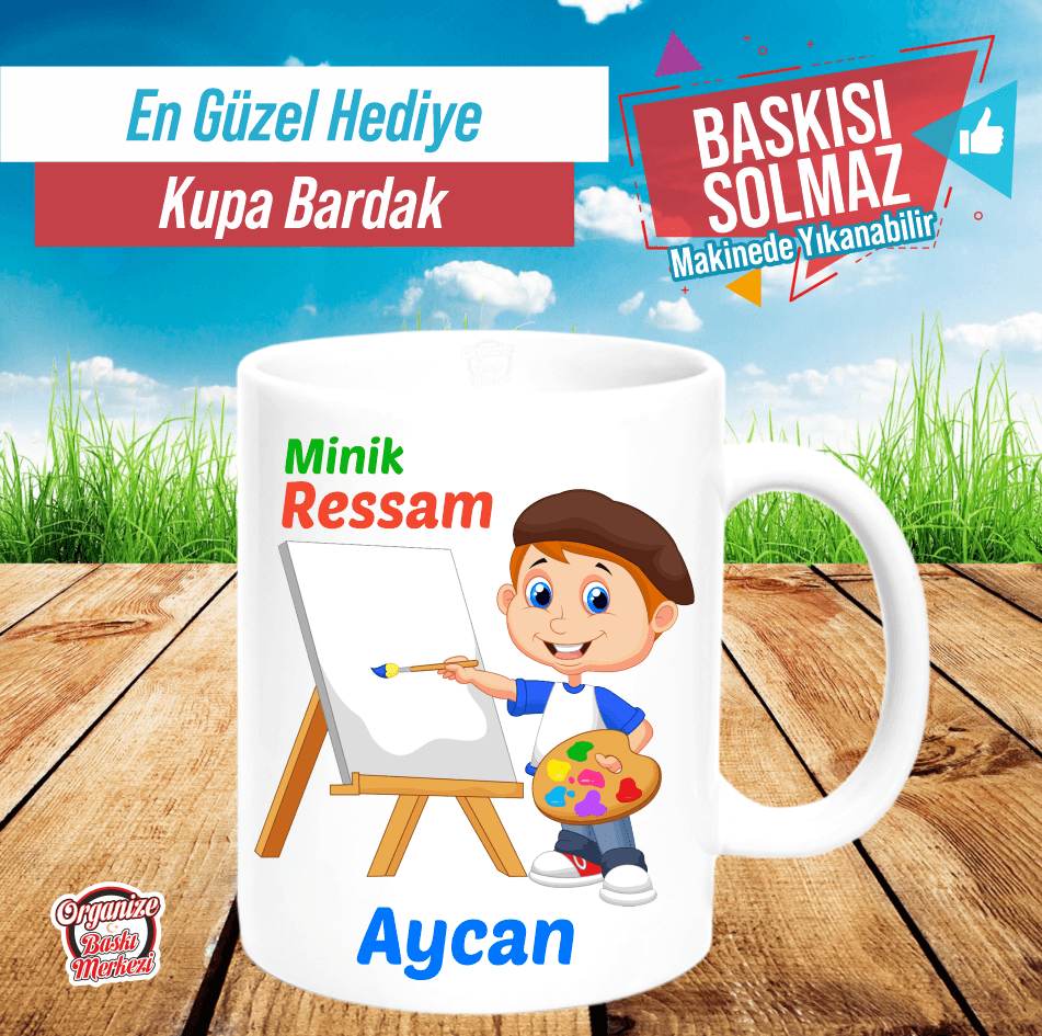Minik Ressam Kupa Bardak