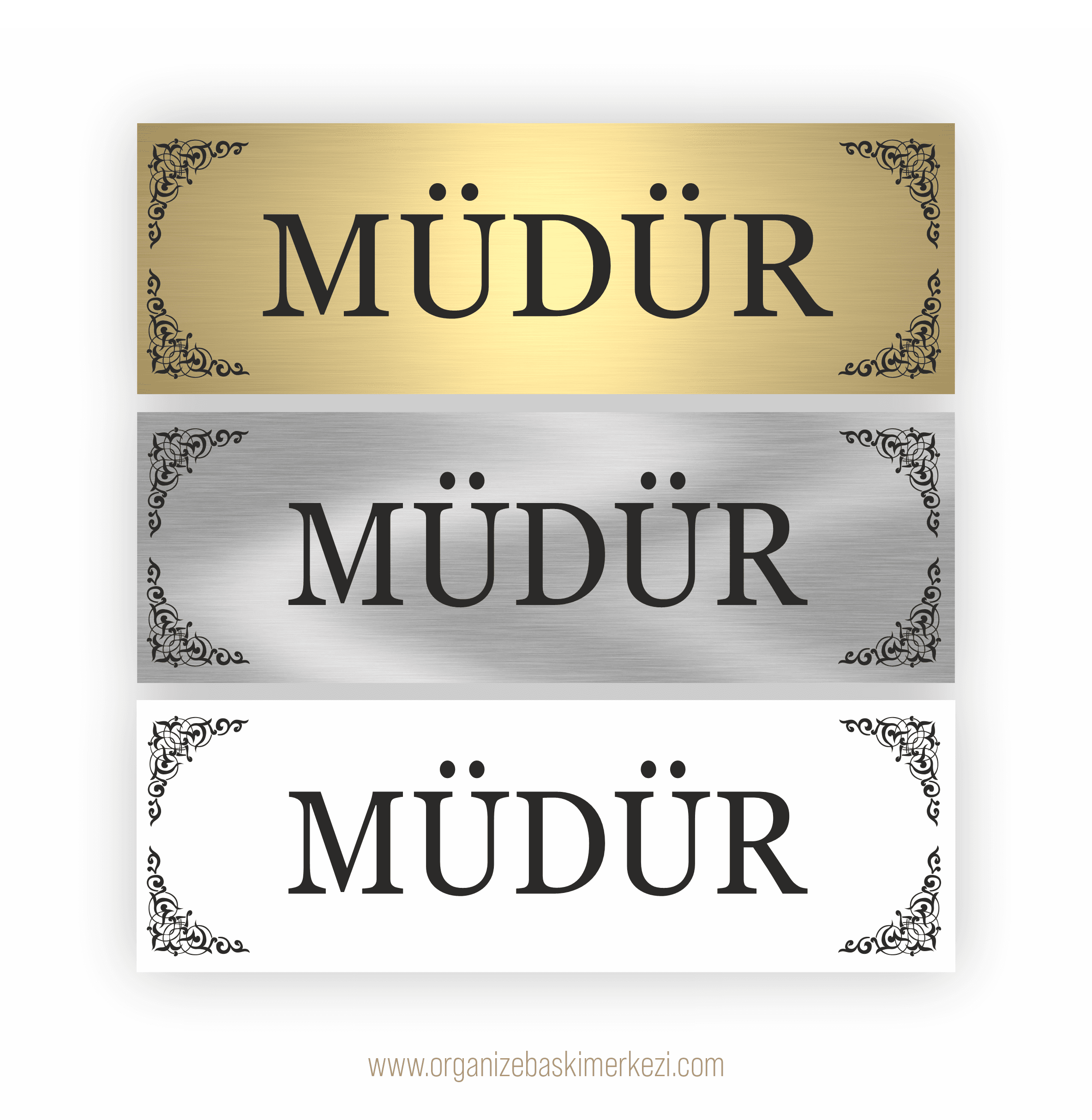 Müdür Tabelası