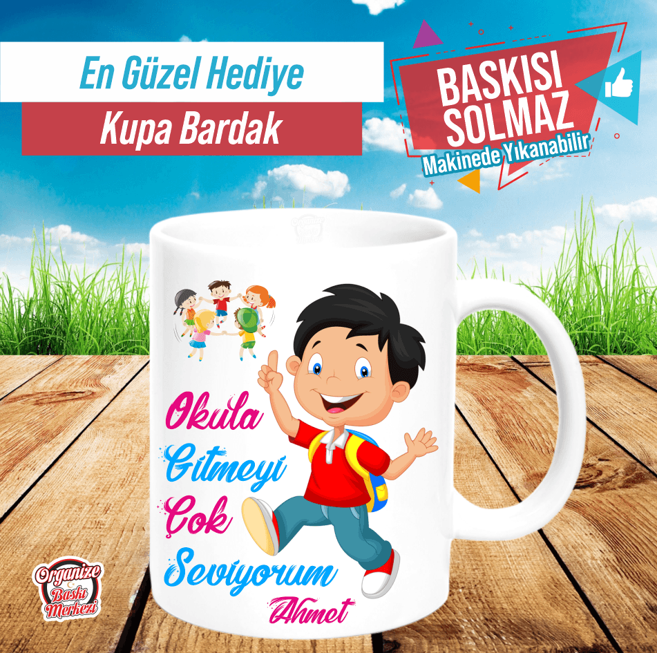 Yaşasın Arkadaşlık Kupa Bardak