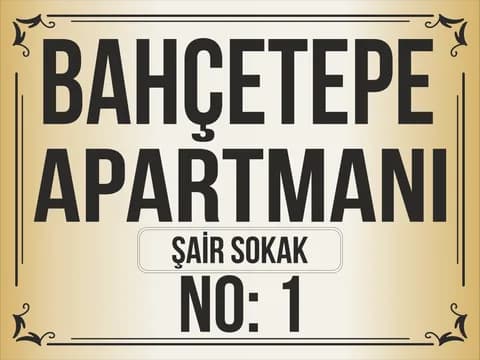Apartman Tabelaları