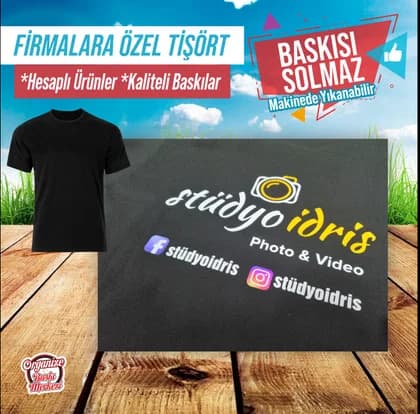 FİRMALARA ÖZEL TİŞÖRT BASKI