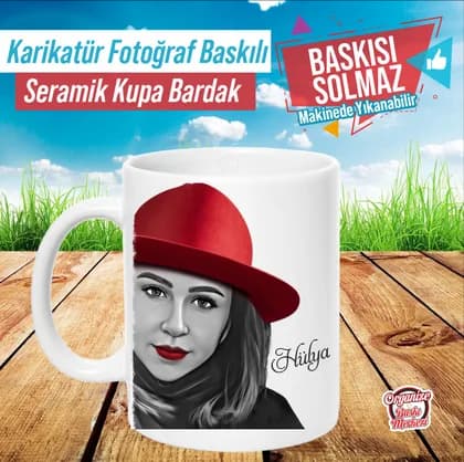 Gerçek $a£ Özel Seramik Kupa Bardak (1)