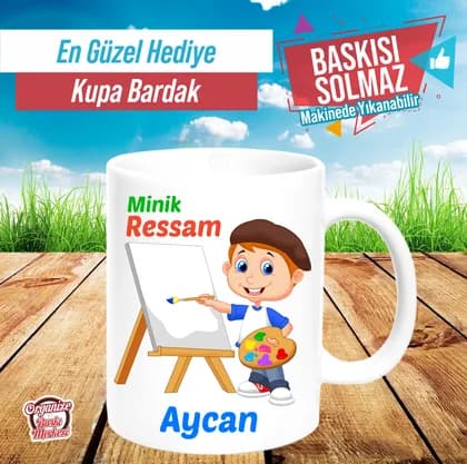 Minik Ressam Kupa Bardak