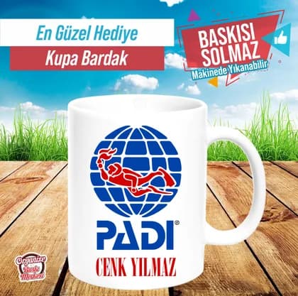Yüzme Öğretmeni Padi Kupa Bardak