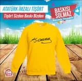 ATATÜRK İMZA BASKILI HAZIR TİŞÖRT