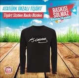 ATATÜRK İMZA BASKILI TİŞÖRT