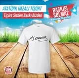 ATATÜRK İMZA BASKILI TİŞÖRT