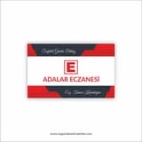 Minimal Eczane Kartviziti galeri görseli 3