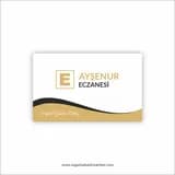 Altın Tonlu Eczane Kartviziti galeri görseli 3