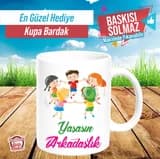 Yaşasın Arkadaşlık Kupa Bardak