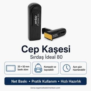 Cep Kaşesi ölçü ve özellikler - Organize Baskı Merkezi