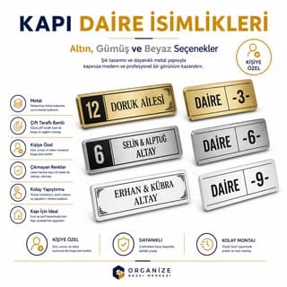 Kapı İsimliği - Kapı isimliği örnek tasarım