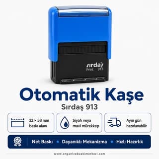 KAŞE (913) ölçü ve özellikler - Organize Baskı Merkezi
