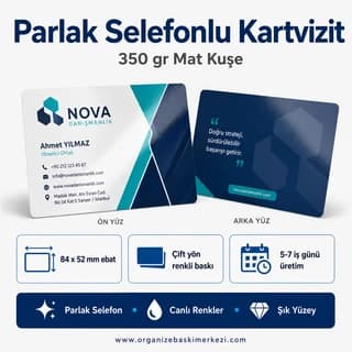 Parlak Selefonlu Kartvizit teknik bilgiler – Organize Baskı Merkezi