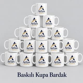Kurumsal firmalar için toplu baskılı kupa bardak örneği