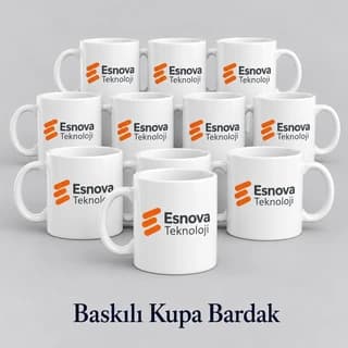 Şirketlere özel logolu baskılı kupa bardaklar
