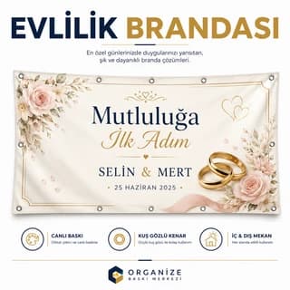 Evlenme Teklifi Brandası - Evlilik teklifi tasarımı