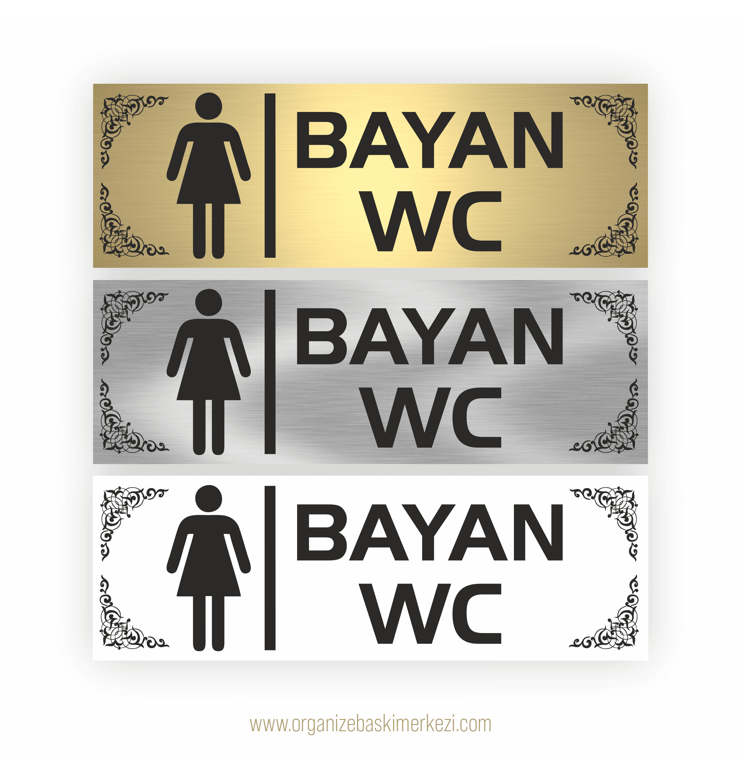 Bayan WC Tabelası