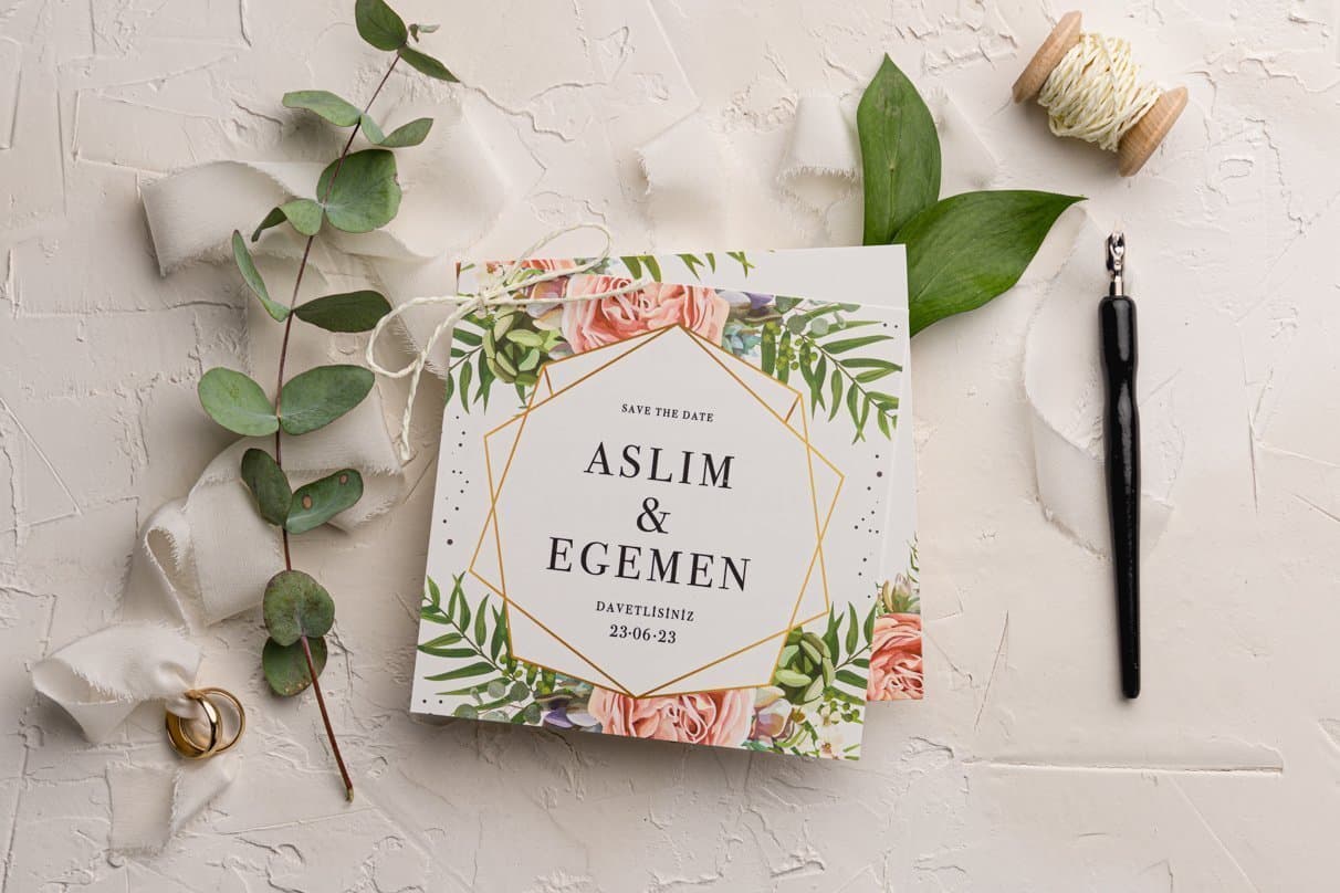 Ekonom 9196 Düğün Davetiyesi