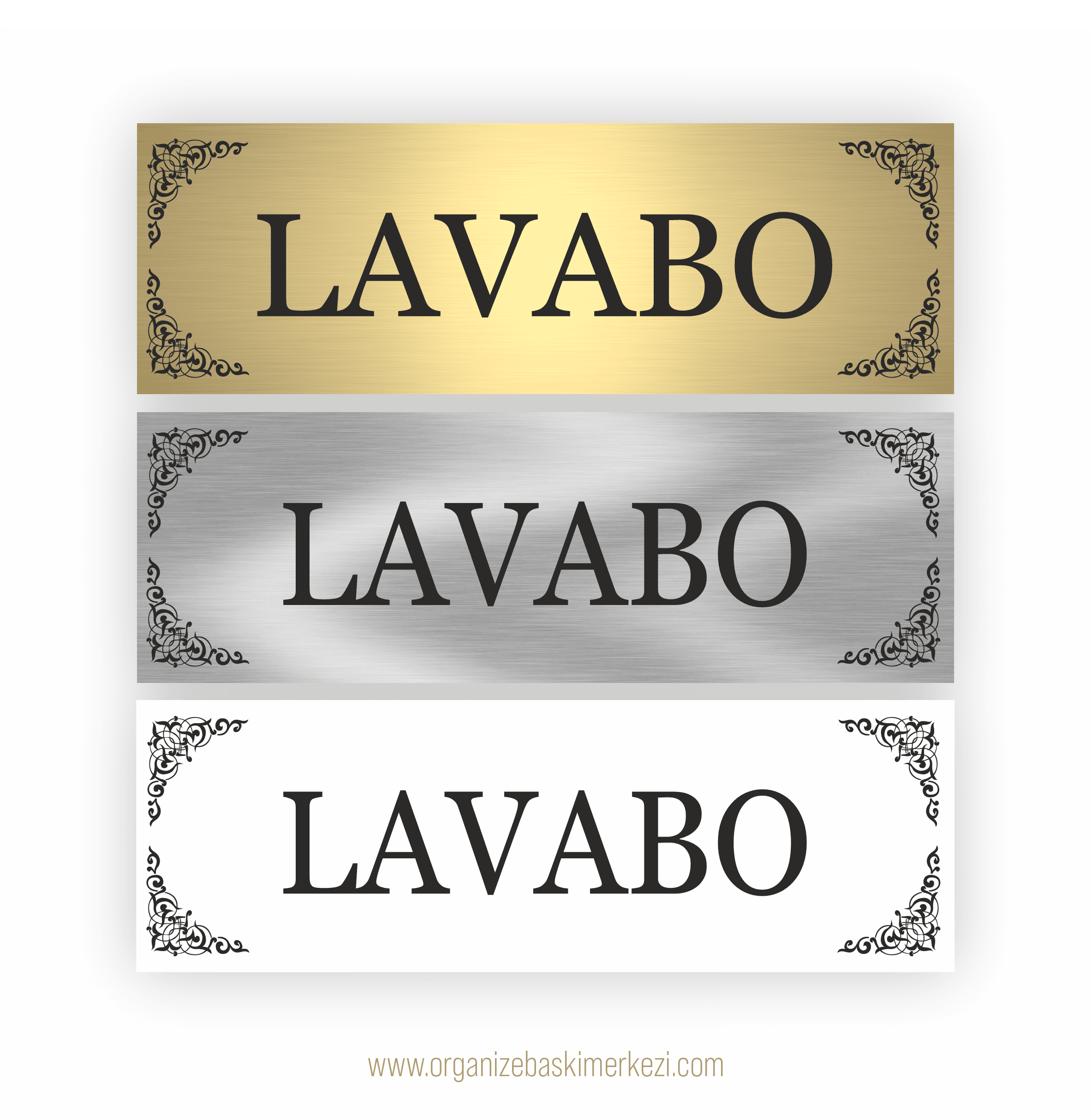 Lavabo Tabelası