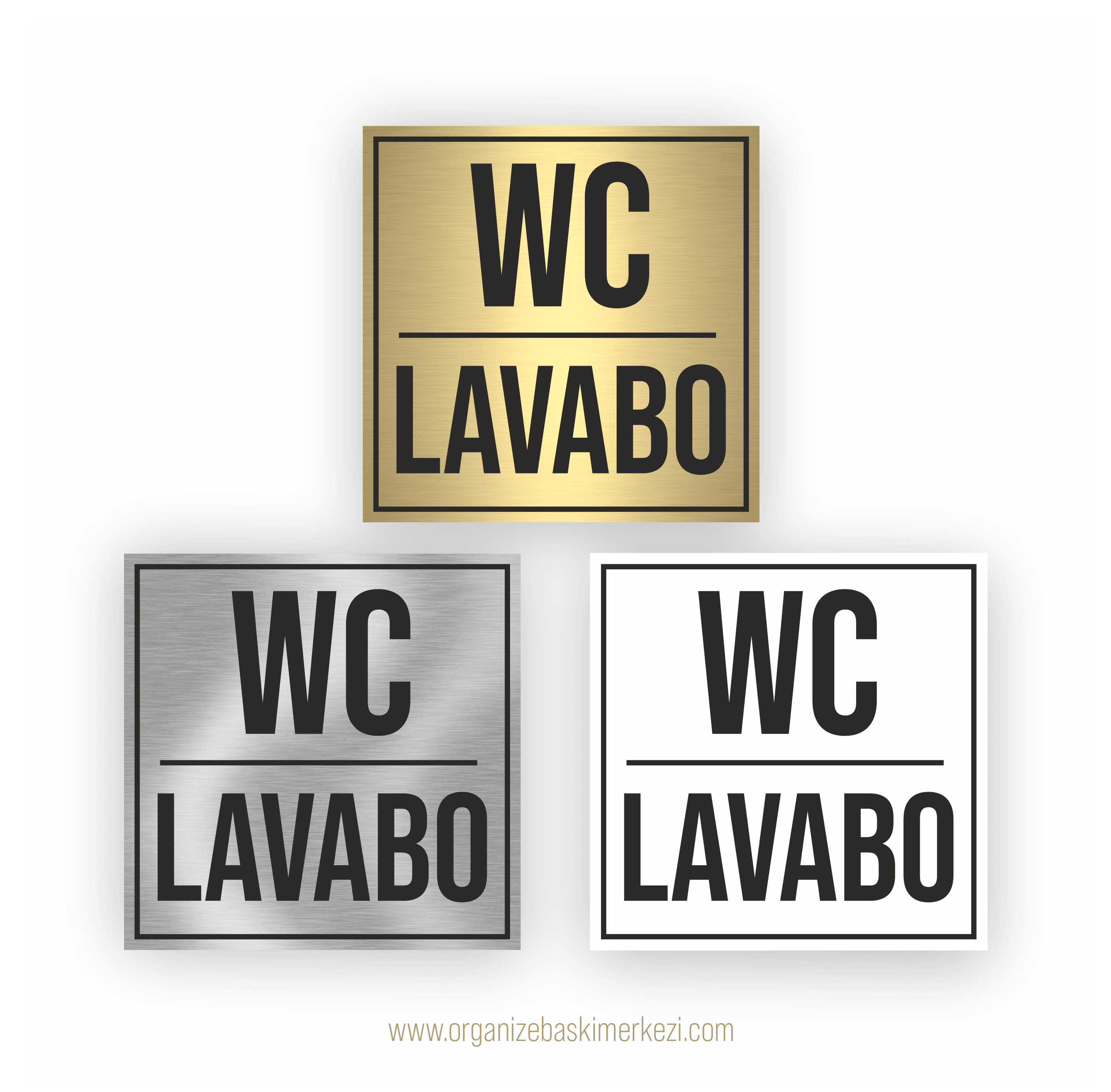 WC Lavabo Tabelası