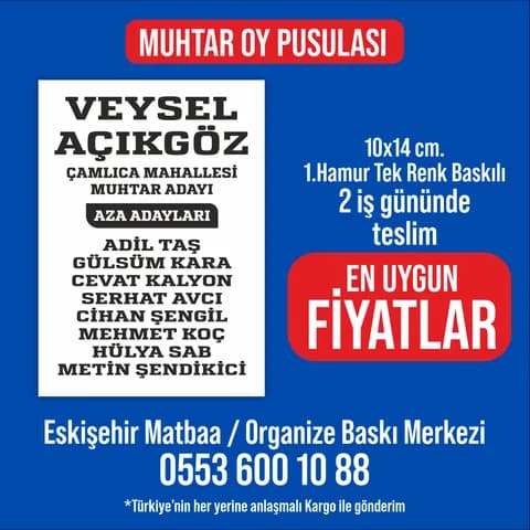 Muhtar Oy Pusulası