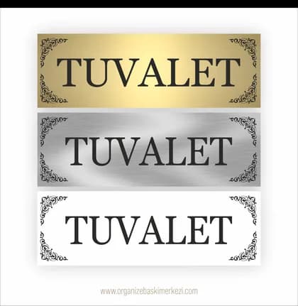 Tuvalet Tabelası