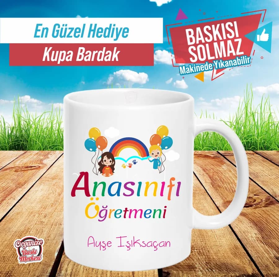 Anasınıfı Öğretmeni Kupa Bardak