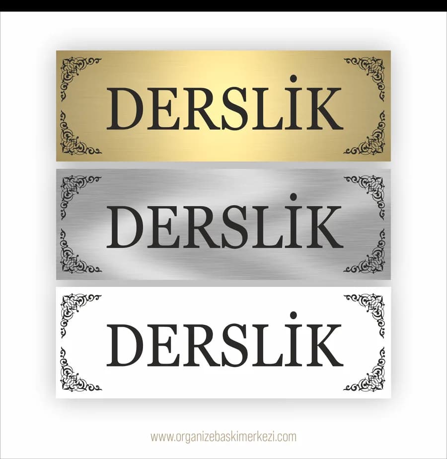 Derslik Tabelası