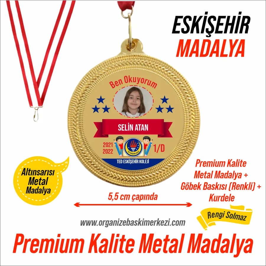 Eskişehir Metal Madalya (1-3 adet arası)