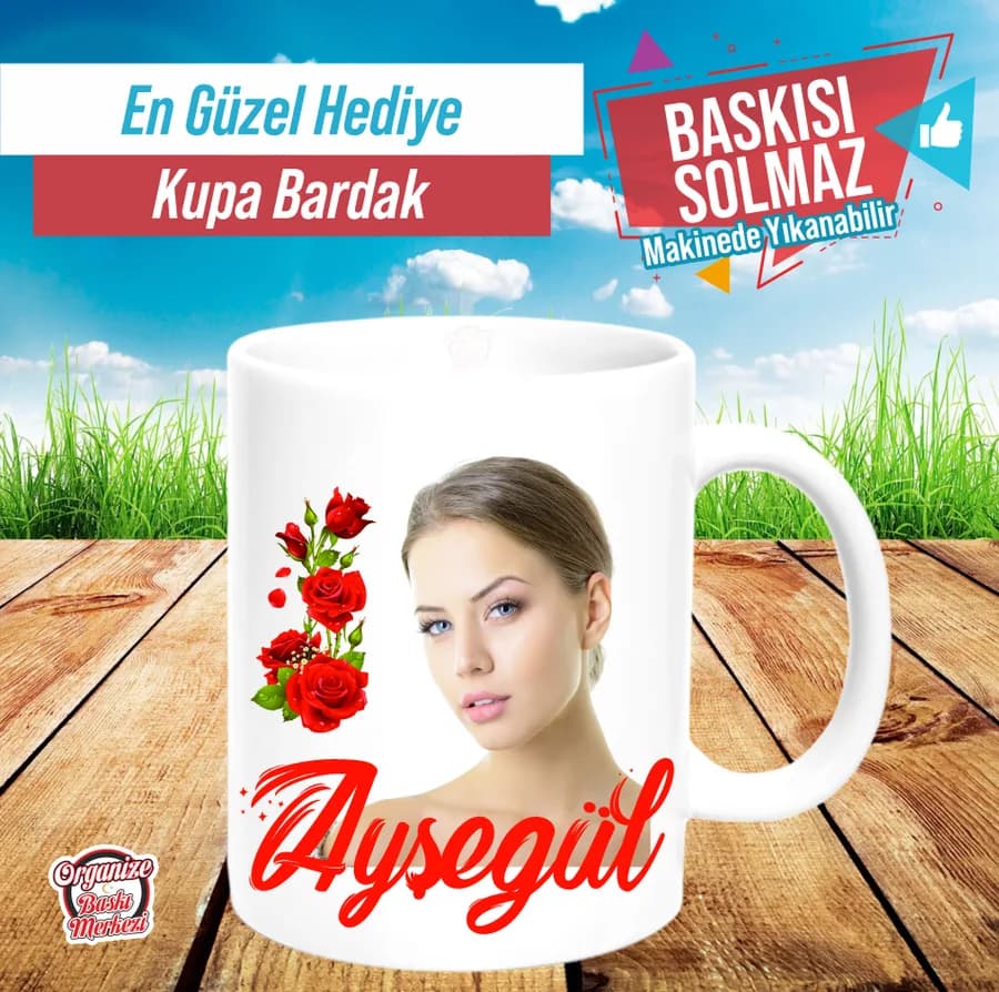 Kız Arkadaşa Özel Kupa Bardak