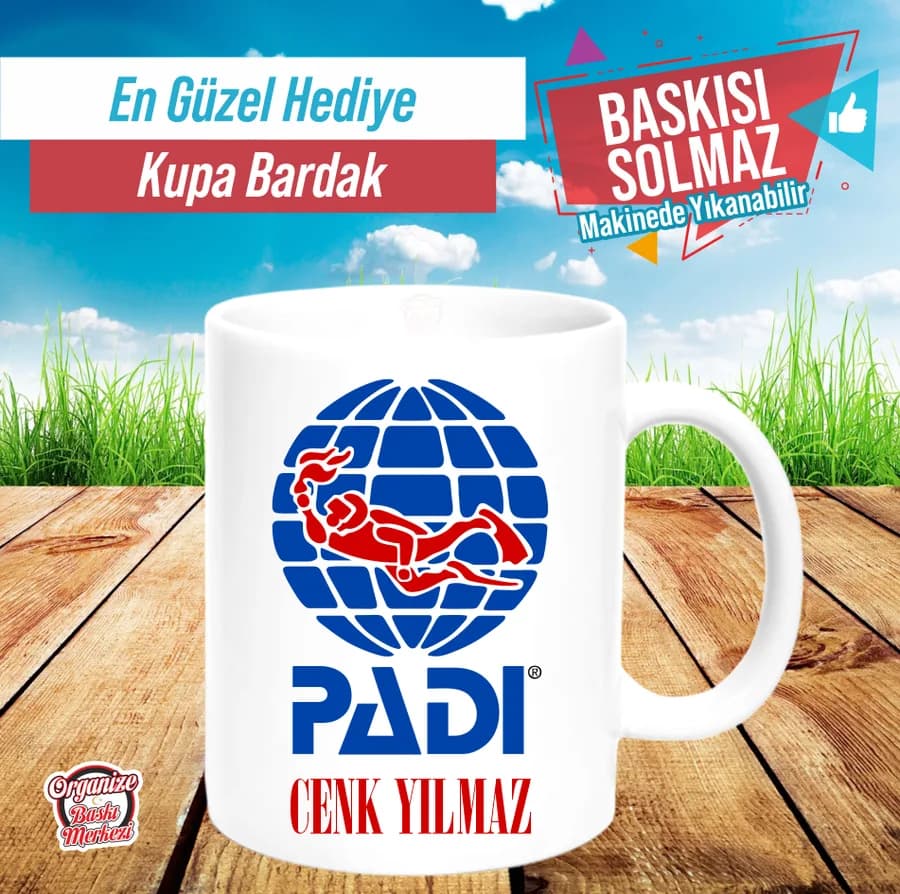 Yüzme Öğretmeni Padi Kupa Bardak