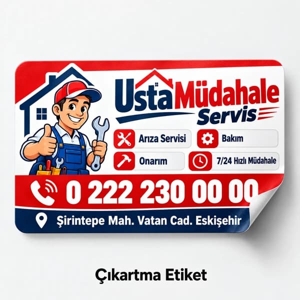Çıkartma Etiket
