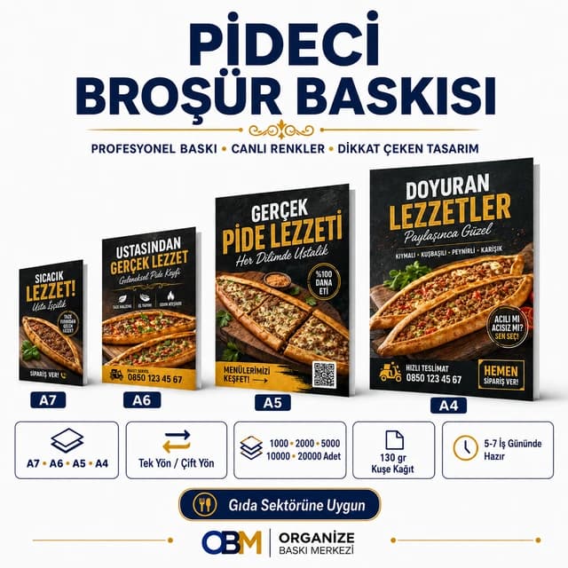 Pideci Broşür Baskısı
