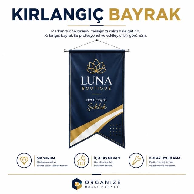 Kırlangıç Bayrak - Kırlangıç bayrak örneği