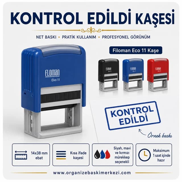 Kontrol Edildi Kaşesi
