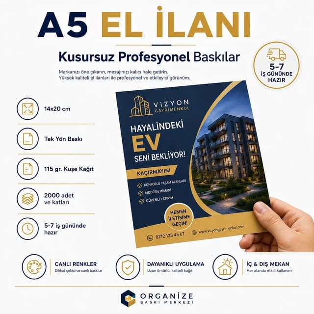 A5 El İlanı - A5 el ilanı örneği