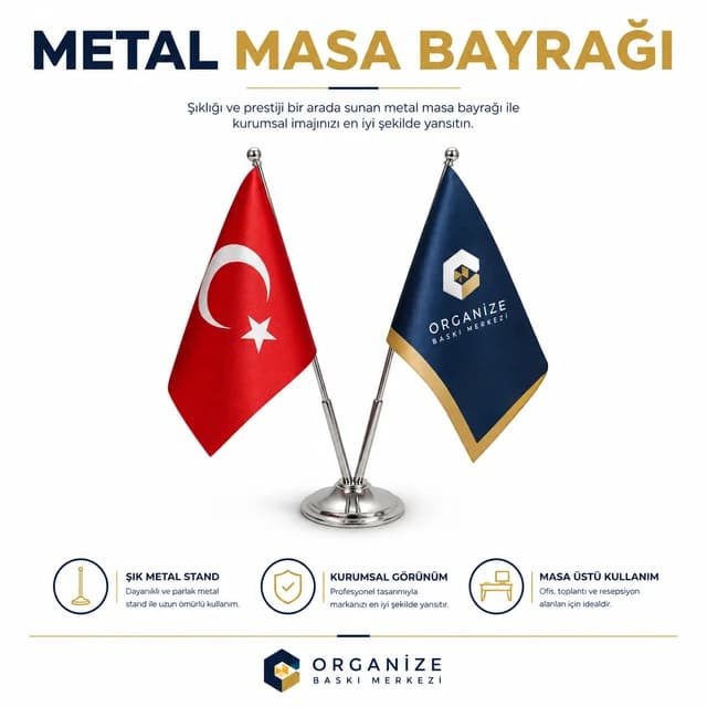 Masa Bayrağı - Masa bayrağı örneği