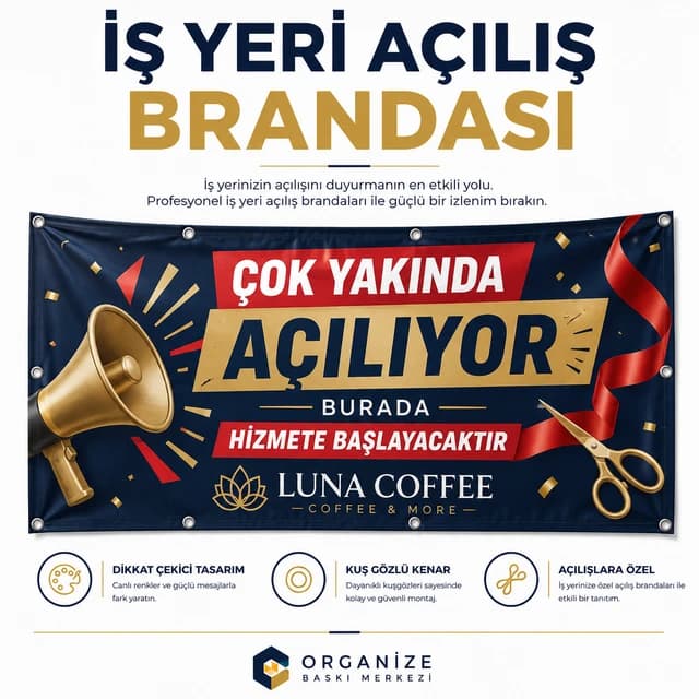 Açılış Brandası - Açılış brandası örneği