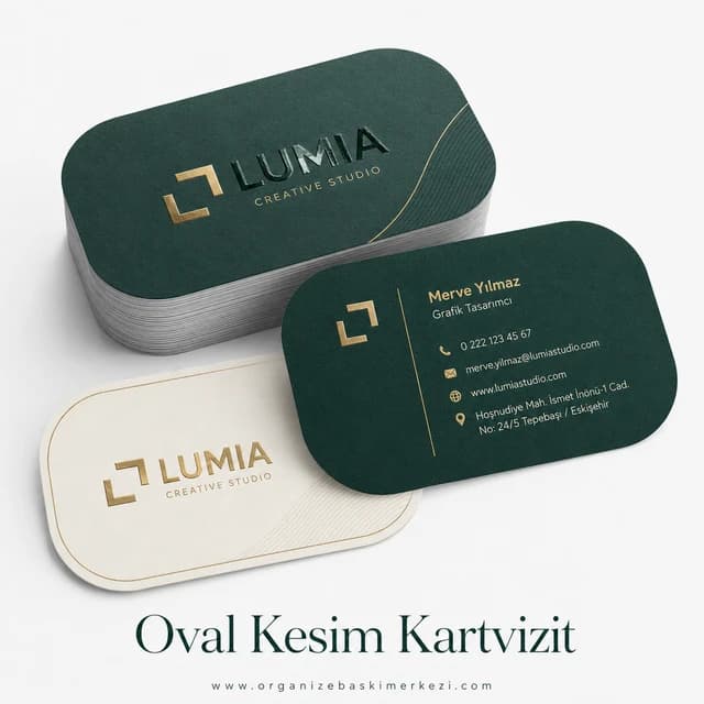 Özel Kesim Kartvizit - Organize Baskı Merkezi