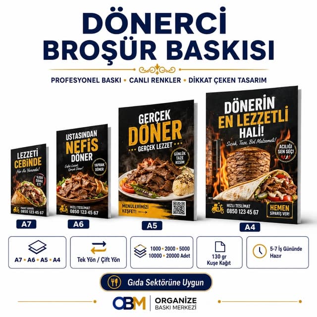 Dönerci Broşür Baskısı