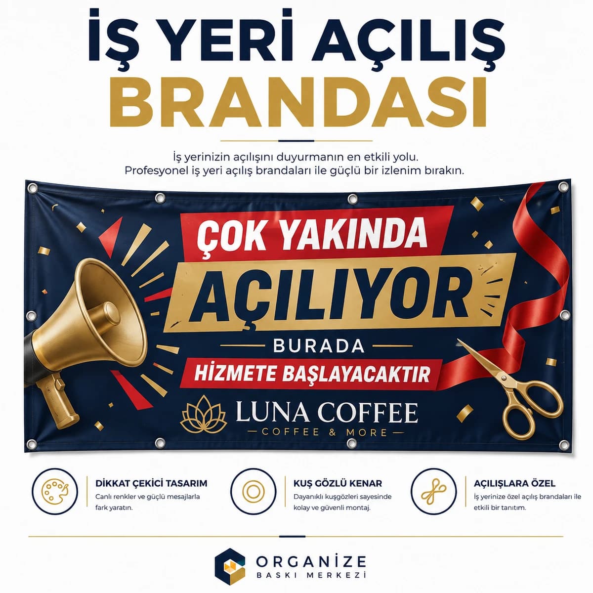 Açılış Brandası - Açılış brandası örneği