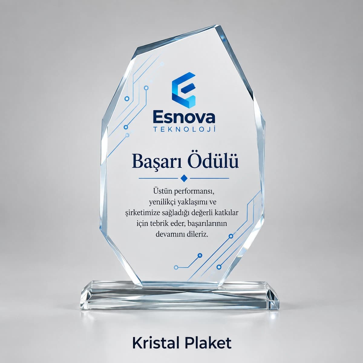 Kristal Plaket