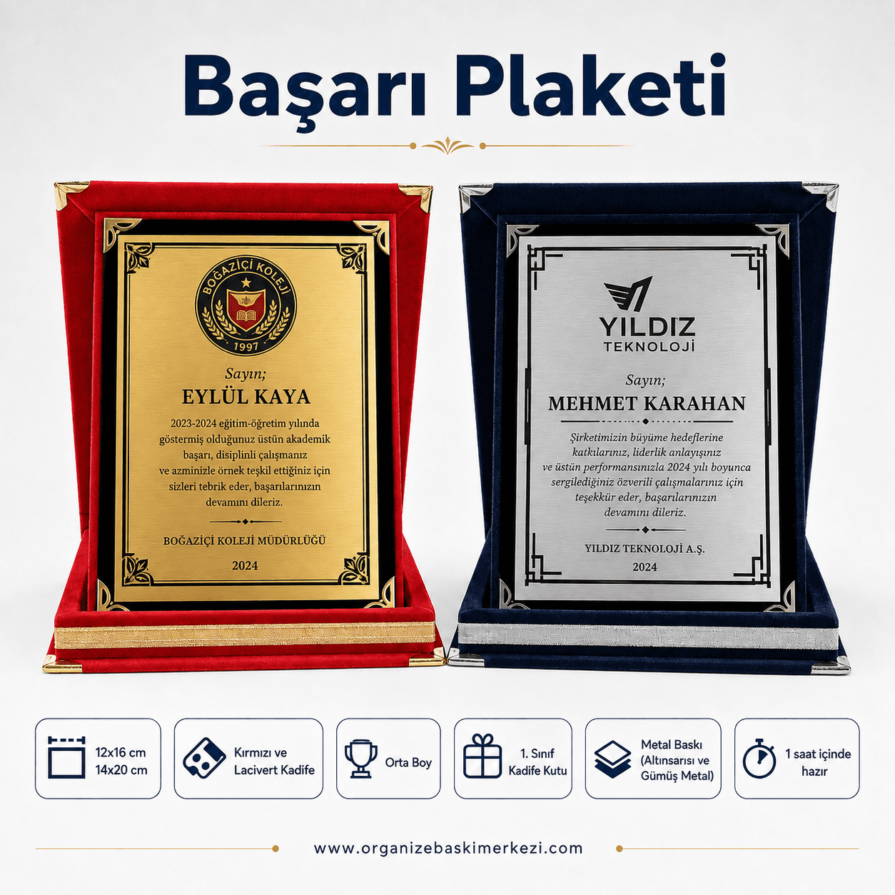 Başarı ve Ödül Plaketleri
