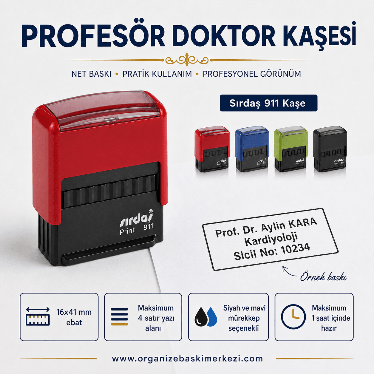 Profesör Doktor Kaşesi Sırdaş 911 16x41 mm